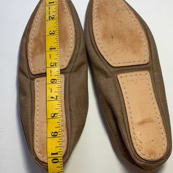Zara Home Brown Women's Flats Size 40 - Picture 4 of 5